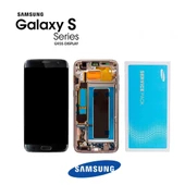 Samsung Galaxy S7 Edge G935 Lcd Ekran Dokunmatik Siyah Servis Gh9 - 1