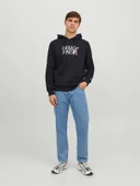 JACK JONES Köpek Desenli Kapüşonlu Erkek Sweatshirt 12244219 thumbnail 2