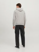 JACK JONES Köpek Desenli Kapüşonlu Erkek Sweatshirt 12244219 thumbnail 2