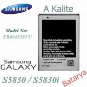 Samsung Galaxy Ace S5830 S5660 S5670 S5830İ Batarya Eb494358Vu A - 1