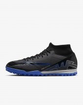 Nike Zoom Mercurial Superfly 9 Academy Tf Erkek Siyah Halı Saha Ayakkabısı DJ5629-040 - 1