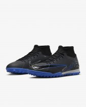 Nike Zoom Mercurial Superfly 9 Academy Tf Erkek Siyah Halı Saha Ayakkabısı DJ5629-040 - 5
