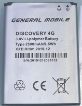 General Mobil Discovery One 4G Gm4 Gm5 Batarya Pil - 1