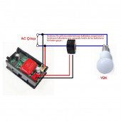 Dijital Trafolu Volt-Ampermetre 50-500V 0-10Amper - 5