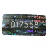 980 adet 1x2cm Hologramlı Garanti Etiketi Seri Numaralı - 1