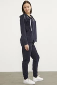 Jogger Oversize  Kapüşonlu Eşofman Takım - Lacivert - 5