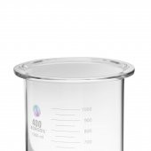 Cam Beher 1000ml - Dissolüsyon Cihazı Kabı -  100 Borosilikat -  Yüksek Isıya Dayanıklı - 2