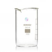 Cam Beher 500 ml - Uzun Form Isıya ve Kimyasala Dayanıklı Beaker - 3