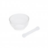 Cam Havan Tokmaklı 90 mm - Havan ve Eli - 1 Set Paket - Isı ve Kimyasala Dayanıklı - 2