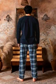 Nisanca Kışlık Erkek Polar Pijama Takımı - Sıcak Tutan Casual Erkek Polar - 11