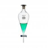 Cam Ayırma Hunisi 60 ml - Teflon Musluklu Tıpalı -  Şilif NS:14/23 - 2