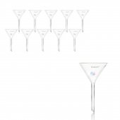 Cam Huni 50mm 10 Adetlik Set - Kısa Saplı - Yüksek Kalite - 100 Borosilikat - 1