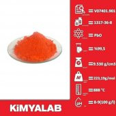 Kurşun Oksit 1 Kg - 1 kg/HDPE Şişe - Cas No: 1317-36-8 thumbnail 2