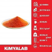 Potasyum Dikromat - 1 KG - Cas No: 7778-50-9 Form: Toz - 1 kg HDPE Şişe - 2