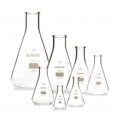 Cam Erlen 500 ml - Erlenmeyer Flask Dar Boyunlu -  Isıya Dayanıklı - Yüksek Kalite - 3