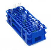 Deney Tüpü Standı 90 Delik -  13 mm - (Asit/Baz/Solventlere Dayanıklı) - 1