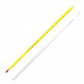 Cam Alkollü Termometre - Kimya Termometresi ( -10 / 110'C) - Net Gösterge - 75 mm Daldırma Derinliği thumbnail 1