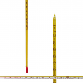 Cam Alkollü Termometre - Kimya Termometresi ( -10 / 110'C) - Net Gösterge - 75 mm Daldırma Derinliği thumbnail 2