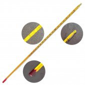 Cam Alkollü Termometre - Kimya Termometresi ( -10 / 150'C ) - Net Gösterge - 75 mm Daldırma Derinliği thumbnail 1