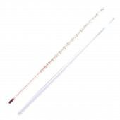 Cam Alkollü Termometre - Kimya Termometresi ( -20 / 50'C) - Net Gösterge - 75 mm Daldırma Derinliği thumbnail 3