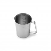 Kulplu Paslanmaz Çelik Beher 500 ml - Isıya Dayanıklı - 3