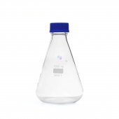 Cam Erlen 1000 ml - Kapaklı - %100 Borosilikat (Isıya ve Kimyasala Dayanıklı Cam) 1 Adet - 3