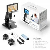 Dijital Mikroskop Çift Lens 2000x Büyütme 7 12 MP - 3