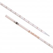 Serolojik Pipet 2 mL - %100 Borosilikat  (Dayanıklı) Cam -  5 Adetlik Set - Taksimat:0.02ml - 2