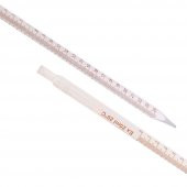 Serolojik Pipet 25 mL - %100 Borosilikat  (Dayanıklı) Cam -  5 Adetlik Set - Taksimat:0.1ml - 2