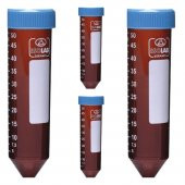 Steril Amber Santrifüj (Falkon) Tüpü  50 ml Hacim - Vida Kapaklı -   50 Adetlik Set - 1