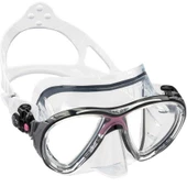 Cressi Big Eyes Evolution Dalış Maskesi  CLEAR-CLEAR-PINK - 1