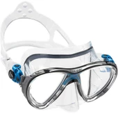 Cressi Big Eyes Evolution Dalış Maskesi  CLEAR-BLUE-BLACK - 1