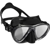Cressi Big Eyes Evolution Dalış Maskesi  BLACK-BLACK-HD-MIRRORED - 1