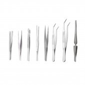 Penset Cımbız Seti 8 Adet-Paslanmaz Çelik thumbnail 1