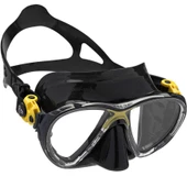 Cressi Big Eyes Evolution Dalış Maskesi  BLACK-YELLOW - 1