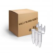 Steril Eppendorf/Ependorf Tüpü 1.5 mL  10.000 Adet/ Şeffaf Renk - 2