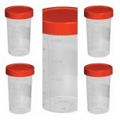 Numune Kabı 200mL - Aseptik Steril Beher 200mL - 5 Adetlik Set - 2