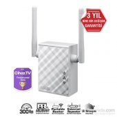 ASUS  Asus RP-N12 N300 Roaming Özellikli Evrensel Menzil Arttırıcı / Medya Köprüsü / Access Point - 1