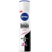 Nivea Invisible Clear Black White Kadın Deodorant Sprey 150 ml - 1