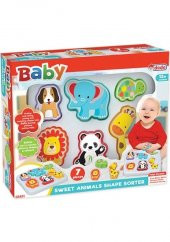 Sevimli Hayvanlar Bultak Oyuncak Eğitici Bebek Oyuncağı 7 Parça puzzle yapboz - 2