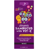 Dinamis Sambucus with Vit-C İçeren Takviye Edici Gıda 150 ml - 1