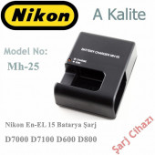 Nikon Mh-25 Şarj Cihazı EN-EL15 Batarya şarj cihazı D7000 D7100 - 1