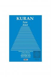Kuran - Son Ahit - Reşad Halife 9786057569813 - 2