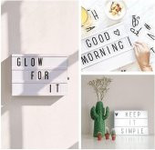 Işıklı Mesaj Panosu Light Box Ledli Tablo Dekorasyon Işıklı - 3