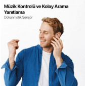 Ttec Airbeat Go Bluetooth 5.1 Kulakiçi Kulaklık Kablosuz Beyaz - 3