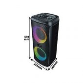 Leader Lp-6040 6.5 Incx2 Rgb Taşınabilir Ses Sistemi - 4