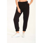 Kadın Pamuklu 3 Iplik Şardonlu Eşofman Altı - 1