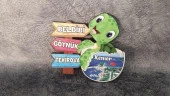 Magnet Kaplumbağa Caretta Hayvan Buzdolabı Süsü Ahşap Magnet Mıknatıslı Hediyelik Eşya thumbnail 2