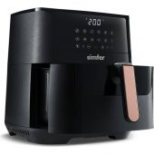 SİMFER SK-6704 AİR FRY SMART SİYAH 8L DİJİTAL - 4