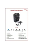 Taşınabilir Toplantı Amfisi USB Bluetooht Mikrofonlu Mevlit Hoparlörü LD-198 - 3